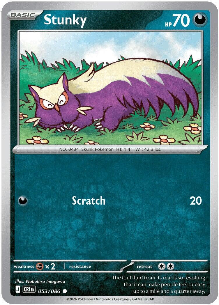 Stunky (053/086) [Mega Evolution: Chaos Rising] | Black Swamp Games