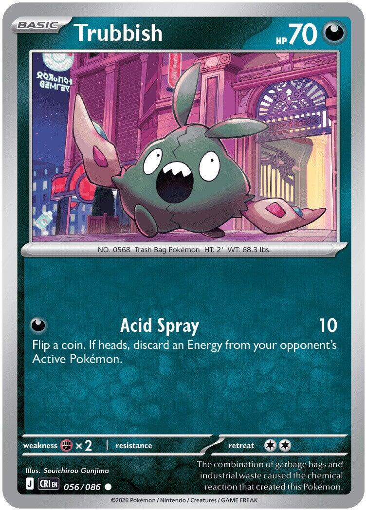 Trubbish (056/086) [Mega Evolution: Chaos Rising] | Black Swamp Games