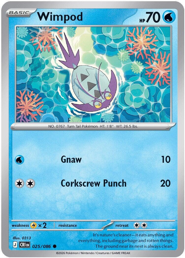 Wimpod (025/086) [Mega Evolution: Chaos Rising] | Black Swamp Games