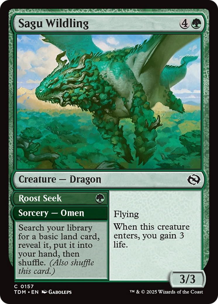 Sagu Wildling [Tarkir: Dragonstorm] | Black Swamp Games