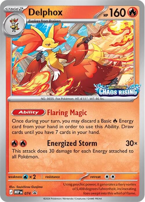 Delphox (074) [Mega Evolution Promo] | Black Swamp Games