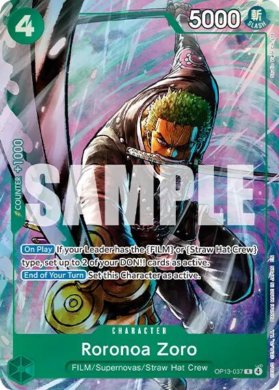 Roronoa Zoro (Premium Card Collection -Best Selection Vol. 6-) [One Piece Promotion Cards] | Black Swamp Games