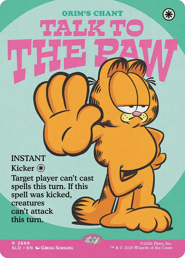 Talk to the Paw - Orim's Chant [Secret Lair Drop Series] | Black Swamp Games
