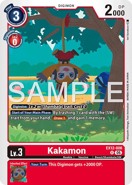 Kakamon [EX12-006] [Digital World Shambala] | Black Swamp Games