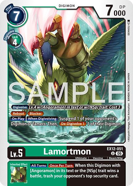 Lamortmon [EX12-051] [Digital World Shambala] | Black Swamp Games