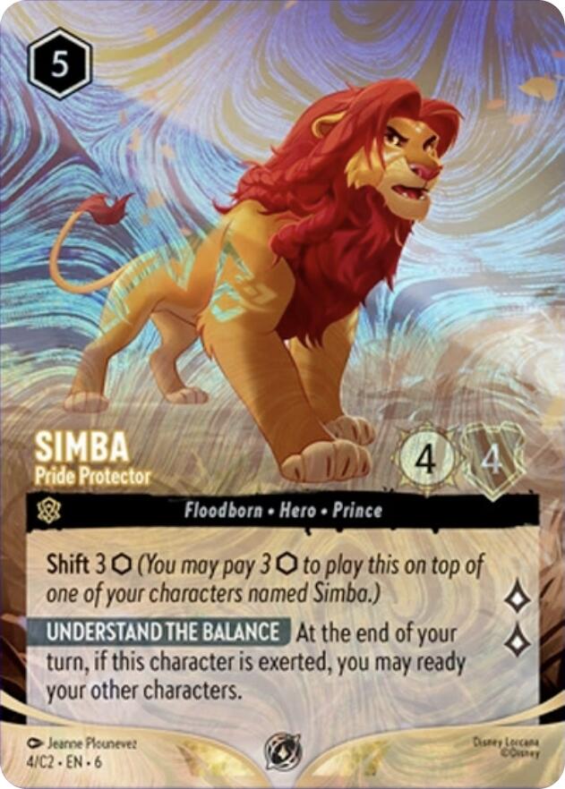 Simba - Pride Protector (Foil) (4) [Promo Cards] | Black Swamp Games