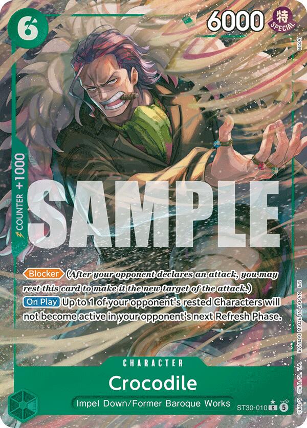 Crocodile (Full Art) [Starter Deck EX: Gear 5] | Black Swamp Games