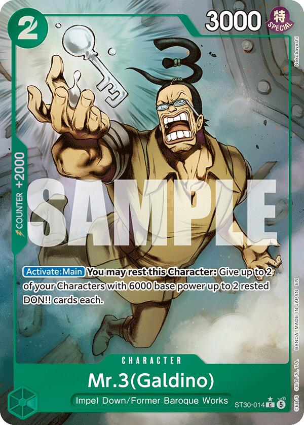 Mr.3(Galdino) (Full Art) [Starter Deck EX: Gear 5] | Black Swamp Games