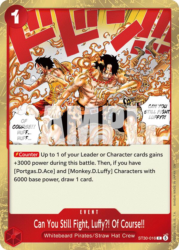 Can You Still Fight, Luffy?! Of Course!! [Starter Deck EX: Gear 5] | Black Swamp Games