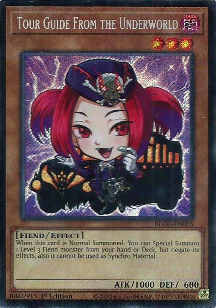 Tour Guide From the Underworld [BLGG-EN005] Secret Rare | Black Swamp Games