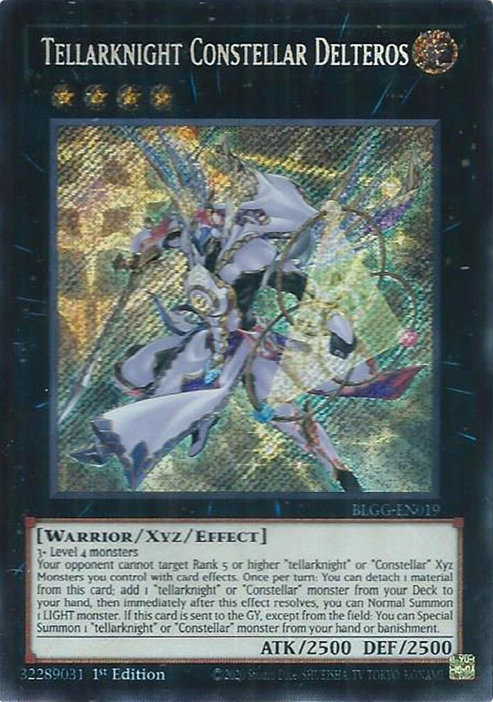 Tellarknight Constellar Delteros [BLGG-EN019] Secret Rare | Black Swamp Games