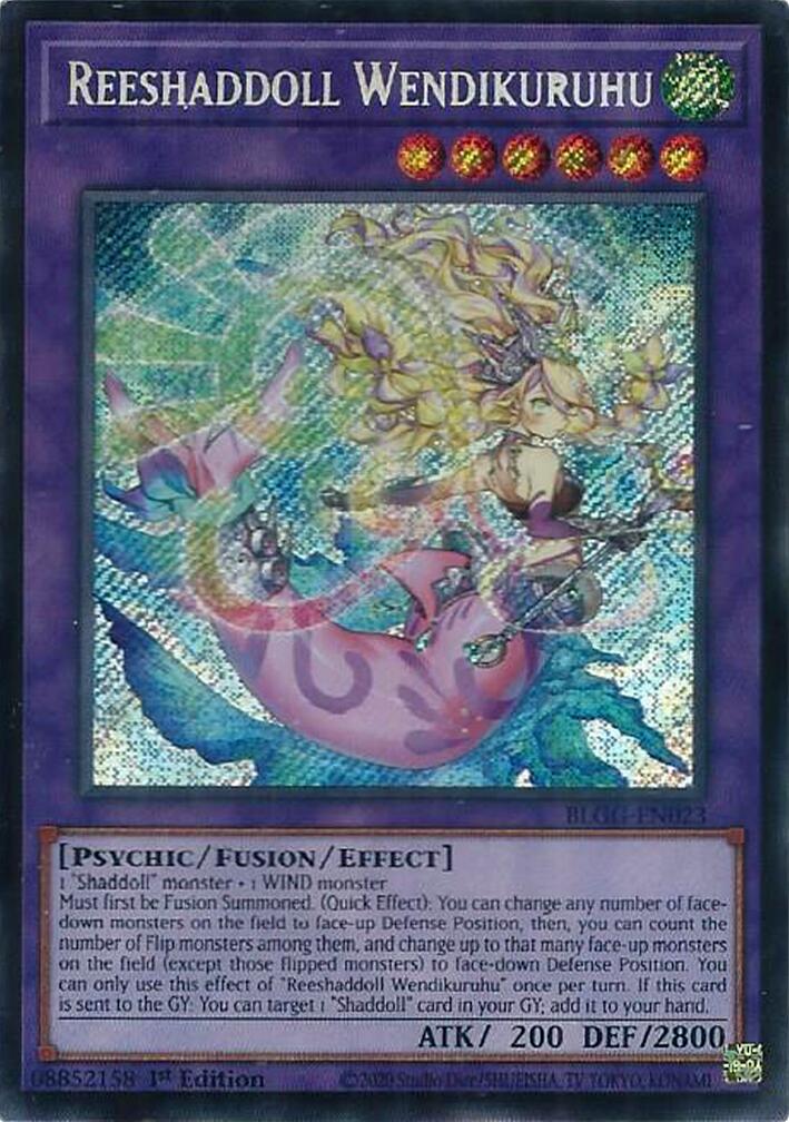 Reeshaddoll Wendikuruhu [BLGG-EN023] Secret Rare | Black Swamp Games