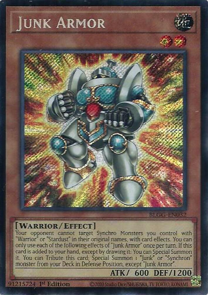 Junk Armor [BLGG-EN032] Secret Rare | Black Swamp Games