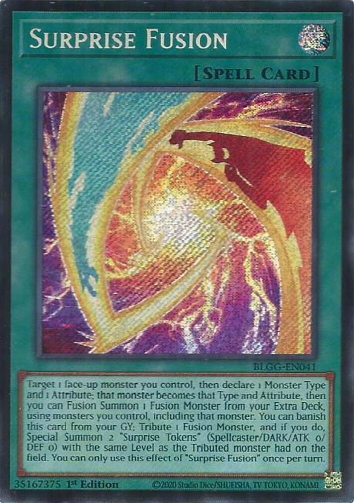 Surprise Fusion [BLGG-EN041] Secret Rare | Black Swamp Games