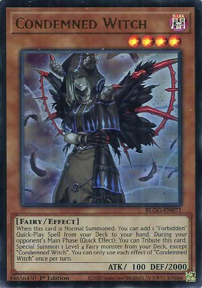 Condemned Witch [BLGG-EN071] Ultra Rare | Black Swamp Games