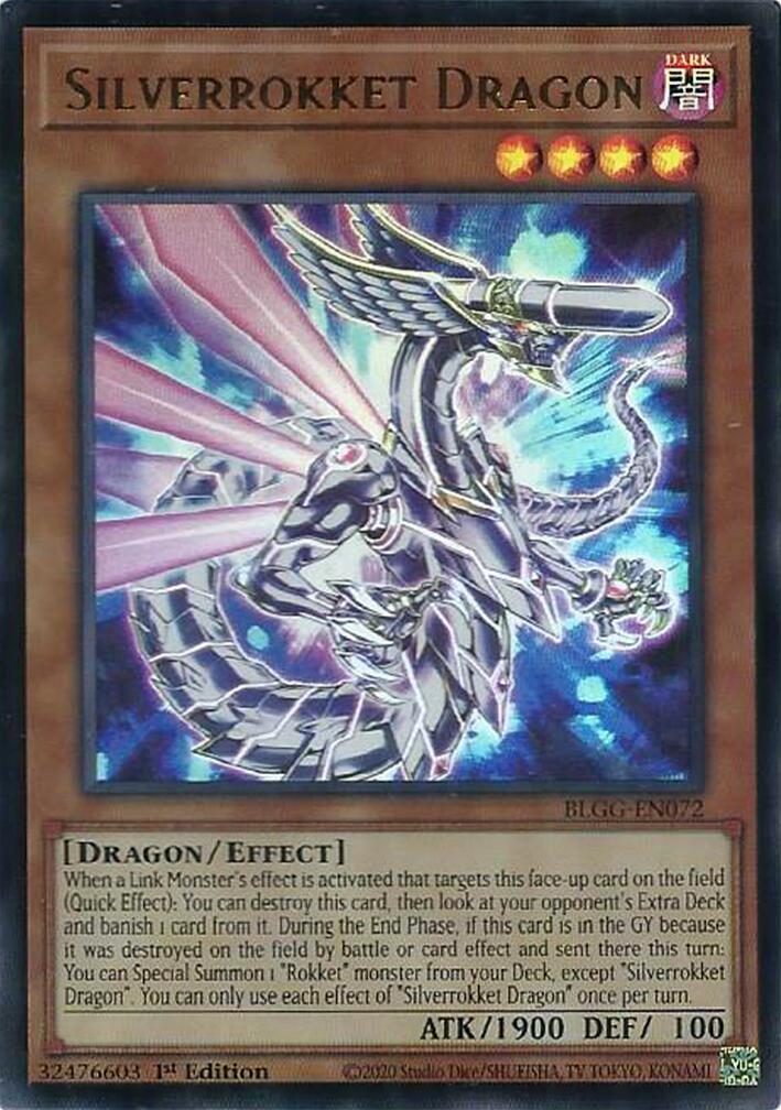 Silverrokket Dragon [BLGG-EN072] Ultra Rare | Black Swamp Games