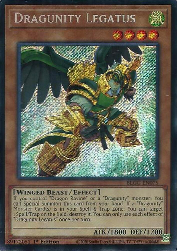 Dragunity Legatus [BLGG-EN075] Secret Rare | Black Swamp Games