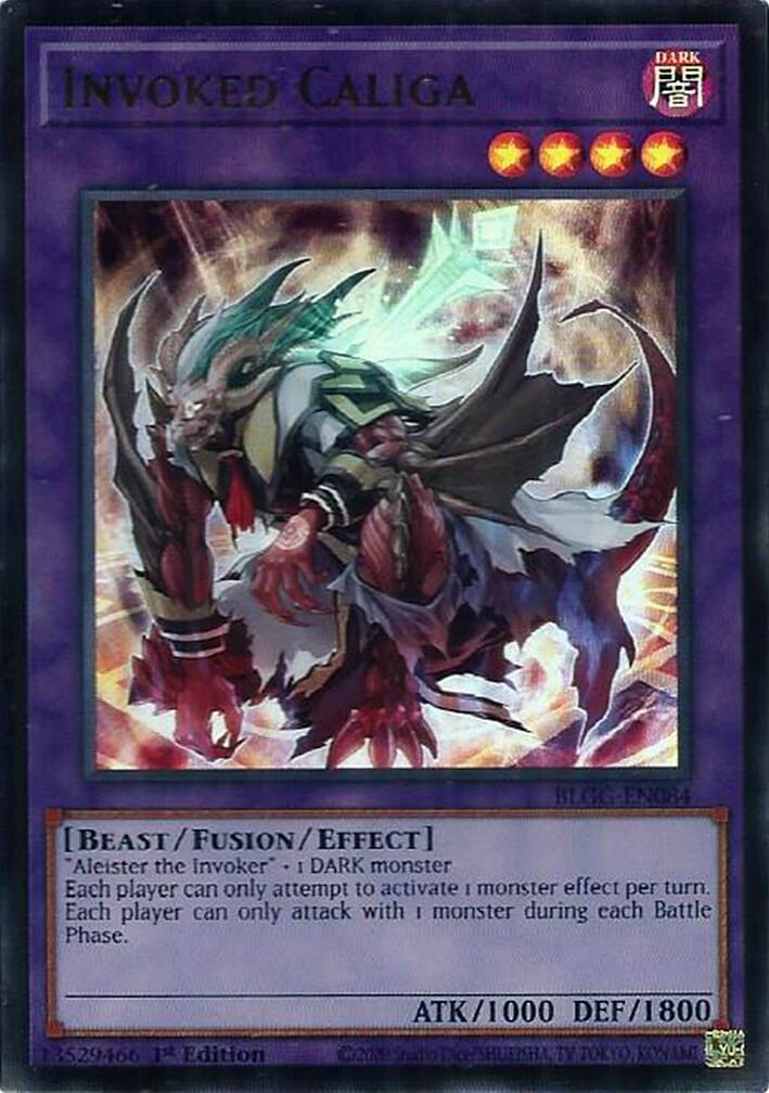 Invoked Caliga [BLGG-EN084] Ultra Rare | Black Swamp Games