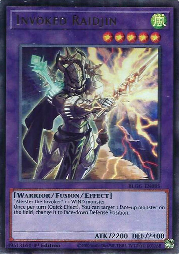 Invoked Raidjin [BLGG-EN085] Ultra Rare | Black Swamp Games