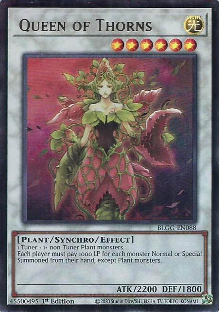 Queen of Thorns [BLGG-EN088] Ultra Rare | Black Swamp Games