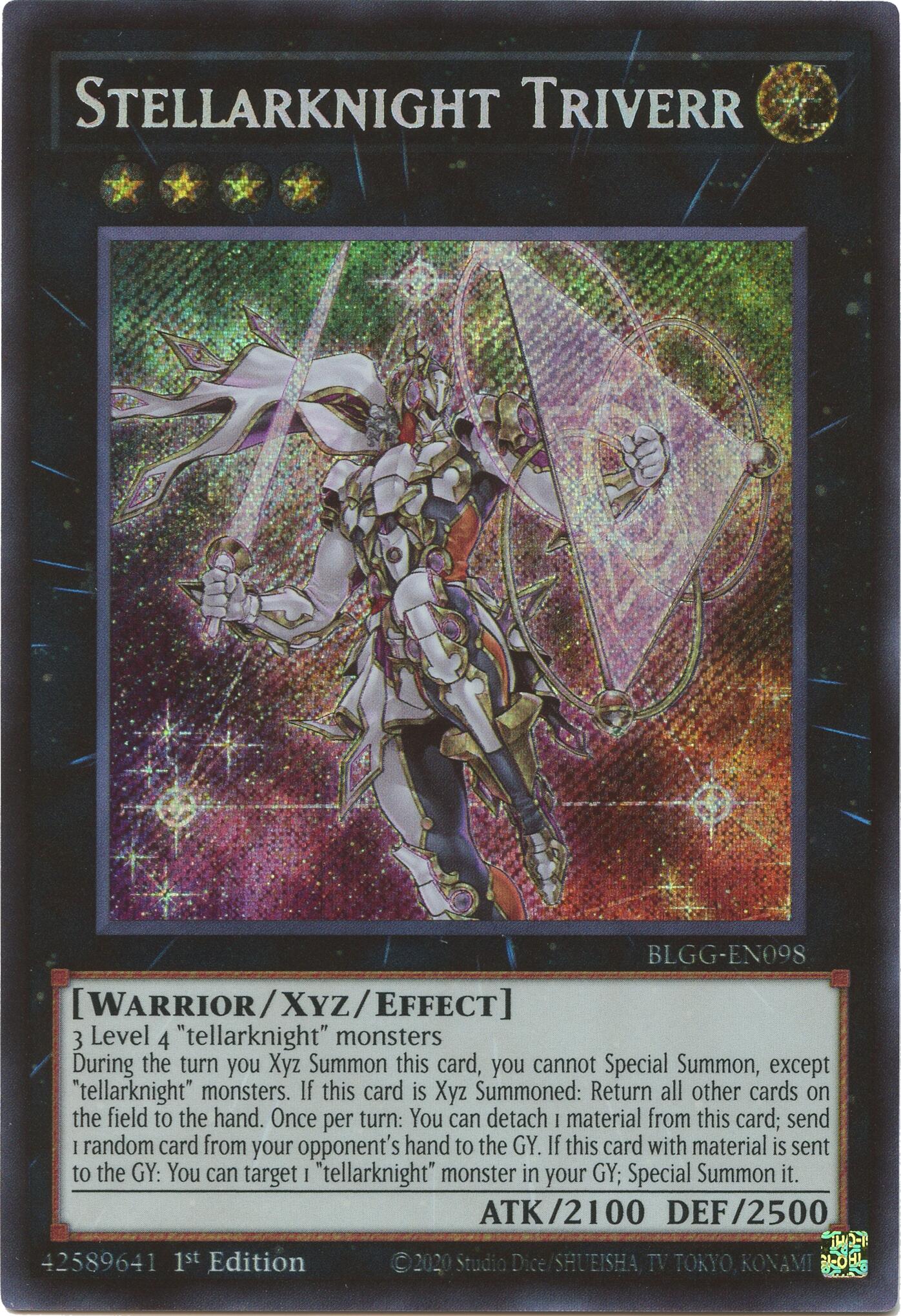 Stellarknight Triverr [BLGG-EN098] Secret Rare | Black Swamp Games