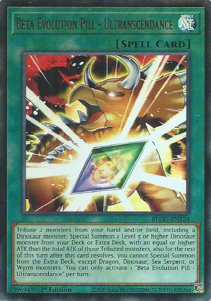 Beta Evolution Pill - Ultranscendance [BLGG-EN124] Ultra Rare | Black Swamp Games