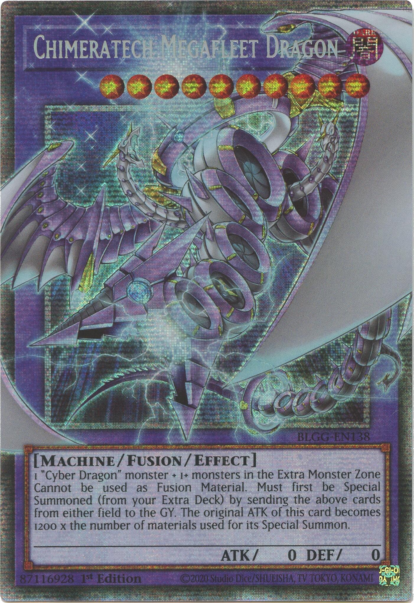 Chimeratech Megafleet Dragon (Starlight Rare) [BLGG-EN138] Starlight Rare | Black Swamp Games
