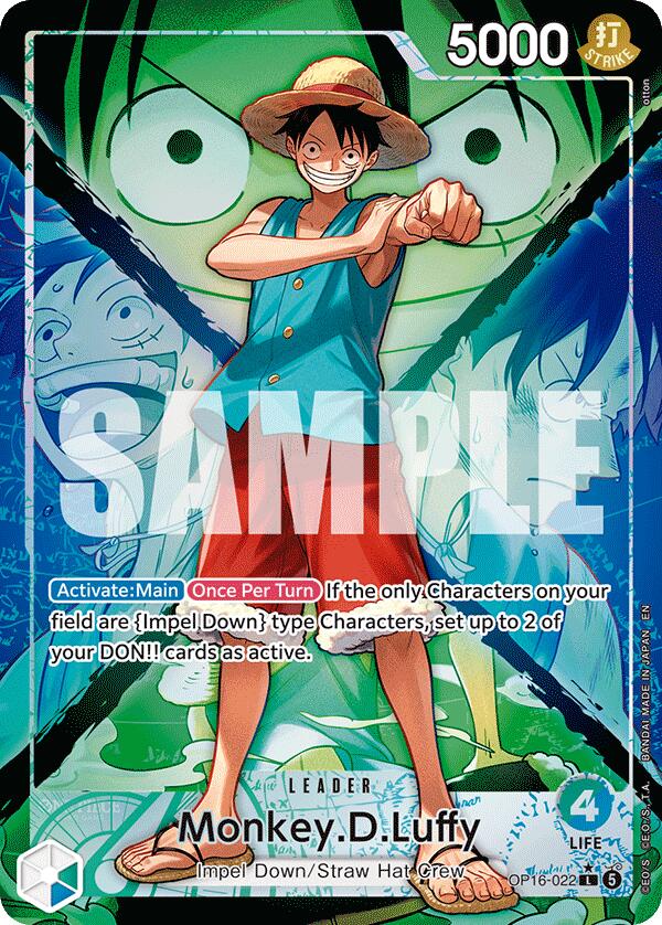 Monkey.D.Luffy (Alternate Art) [The Time of Battle] | Black Swamp Games