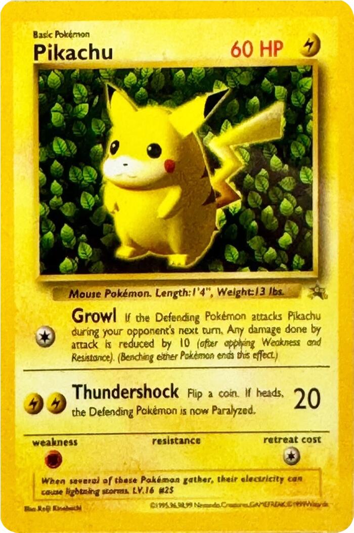 Pikachu (Corocoro Grey Star) [Player Placement Trainer Promos] | Black Swamp Games