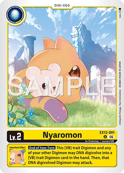 Nyaromon [EX12-001] [Digital World Shambala] | Black Swamp Games