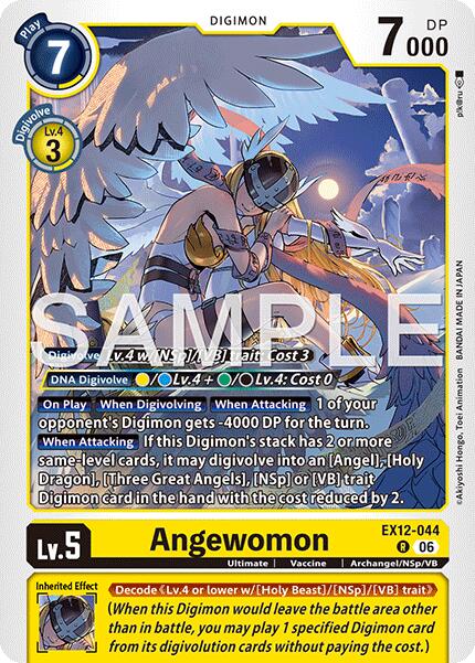 Angewomon [EX12-044] [Digital World Shambala] | Black Swamp Games