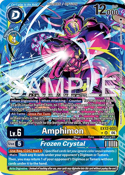 Amphimon // Frozen Crystal [EX12-033] [Digital World Shambala] | Black Swamp Games