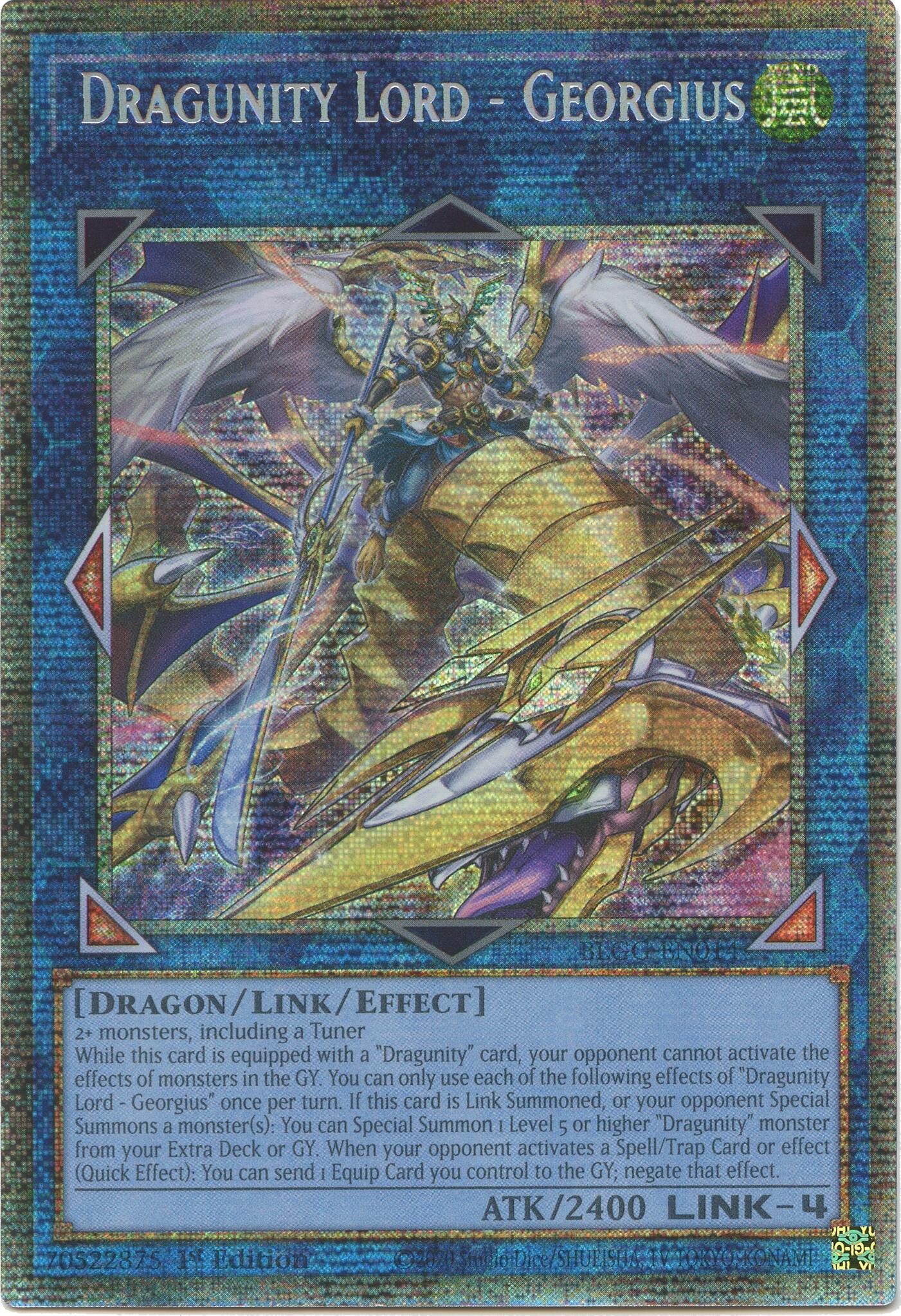 Dragunity Lord - Georgius (Starlight Rare) [BLGG-EN014] Starlight Rare | Black Swamp Games