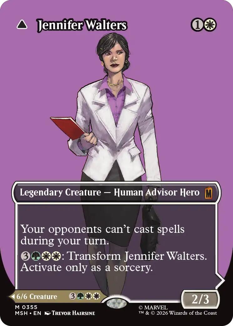 Jennifer Walters // The Sensational She-Hulk (Borderless) (0355) [Marvel Super Heroes] | Black Swamp Games