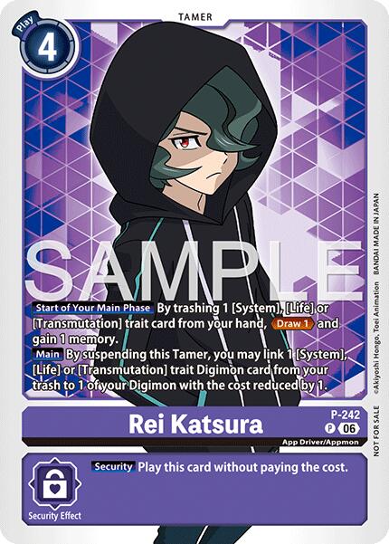 Rei Katsura [P-242] (Official Store Tournament 2026 Vol. 3 Participant) [Promotional Cards] | Black Swamp Games