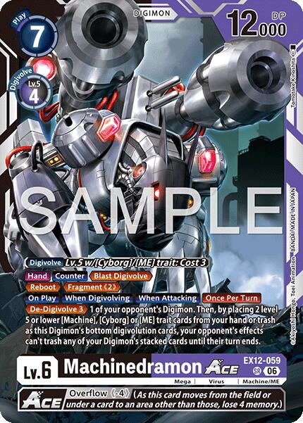 Machinedramon ACE [EX12-059] [Digital World Shambala] | Black Swamp Games