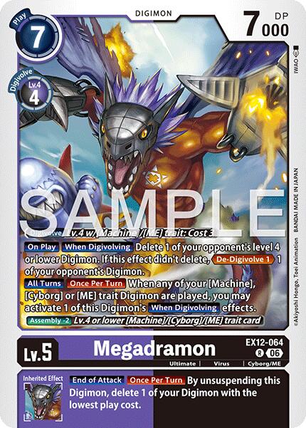 Megadramon [EX12-064] [Digital World Shambala] | Black Swamp Games