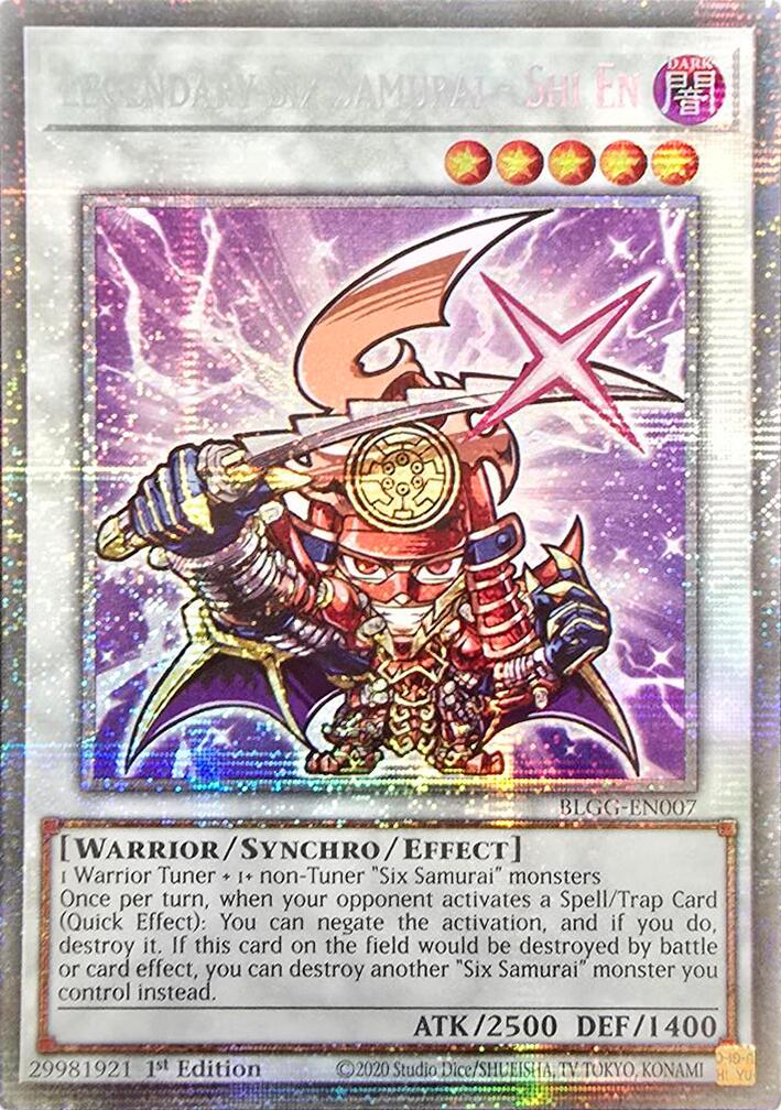 Legendary Six Samurai - Shi En (Starlight Rare) [BLGG-EN007] Starlight Rare | Black Swamp Games
