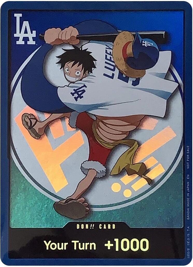 DON!! Card (LA Dodgers 2026 Promo) [One Piece Promotion Cards] | Black Swamp Games