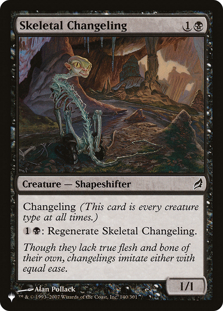 Skeletal Changeling [The List] | Black Swamp Games