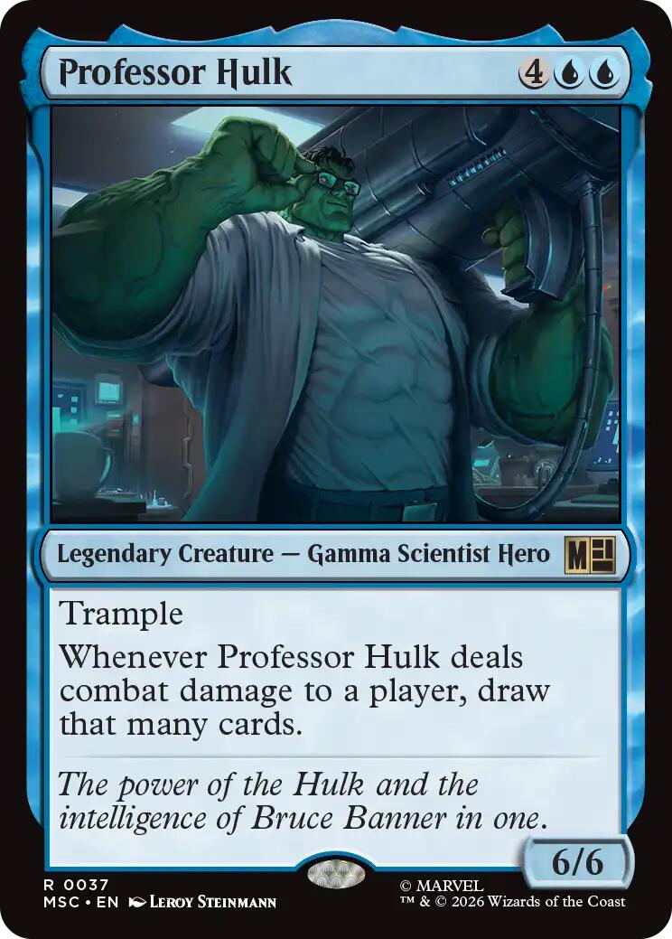 Professor Hulk (Surge Foil) [Marvel Super Heroes Commander] | Black Swamp Games