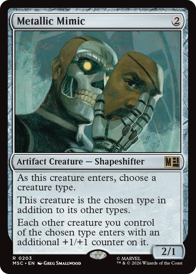 Metallic Mimic (Surge Foil) [Marvel Super Heroes Commander] | Black Swamp Games