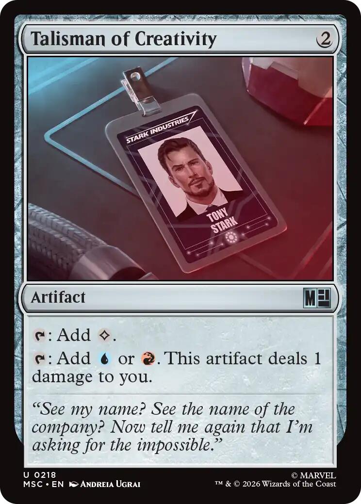 Talisman of Creativity (Surge Foil) [Marvel Super Heroes Commander] | Black Swamp Games