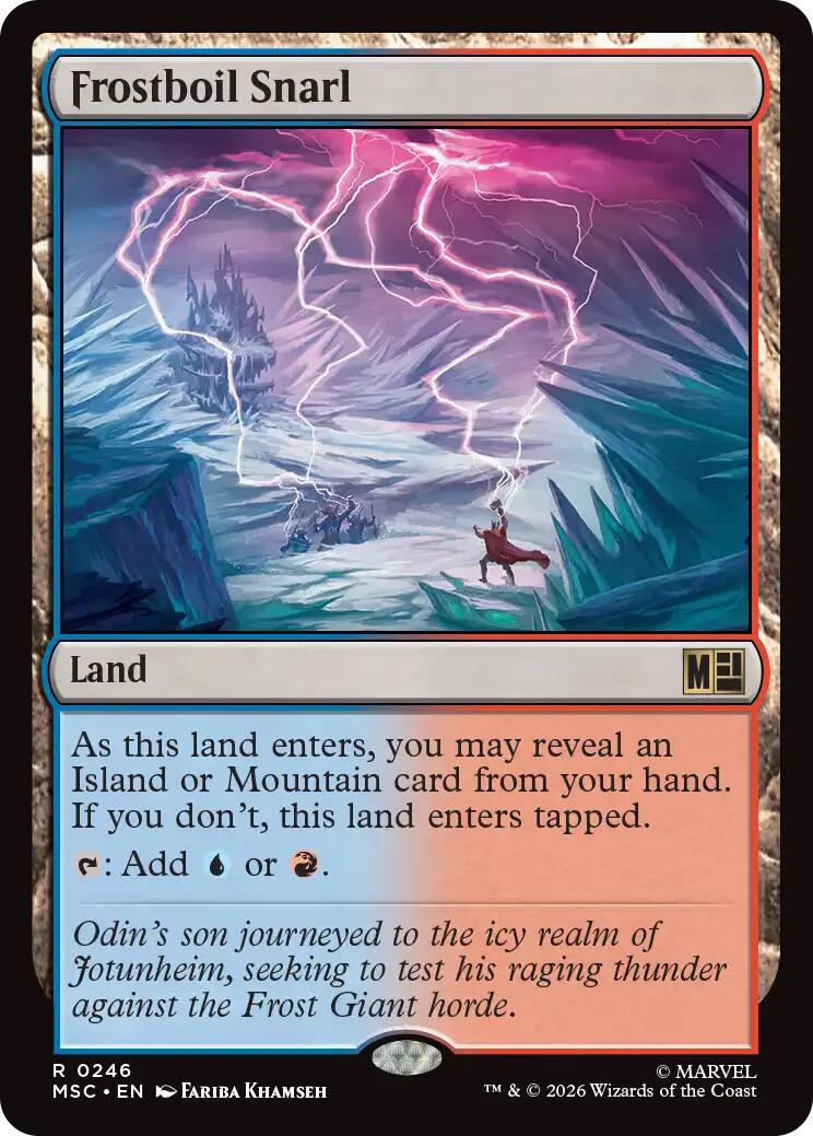 Frostboil Snarl (Surge Foil) [Marvel Super Heroes Commander] | Black Swamp Games