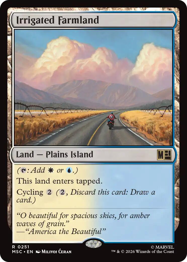 Irrigated Farmland (Surge Foil) [Marvel Super Heroes Commander] | Black Swamp Games