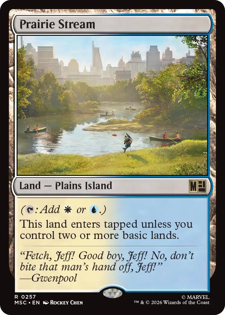 Prairie Stream (Surge Foil) [Marvel Super Heroes Commander] | Black Swamp Games