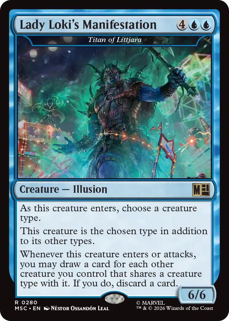 Lady Loki's Manifestation - Titan of Littjara (Surge Foil) [Marvel Super Heroes Commander] | Black Swamp Games