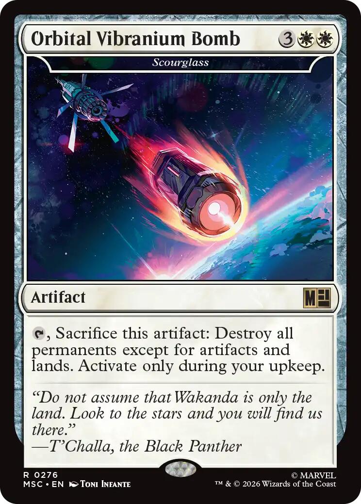Orbital Vibranium Bomb - Scourglass [Marvel Super Heroes Commander] | Black Swamp Games