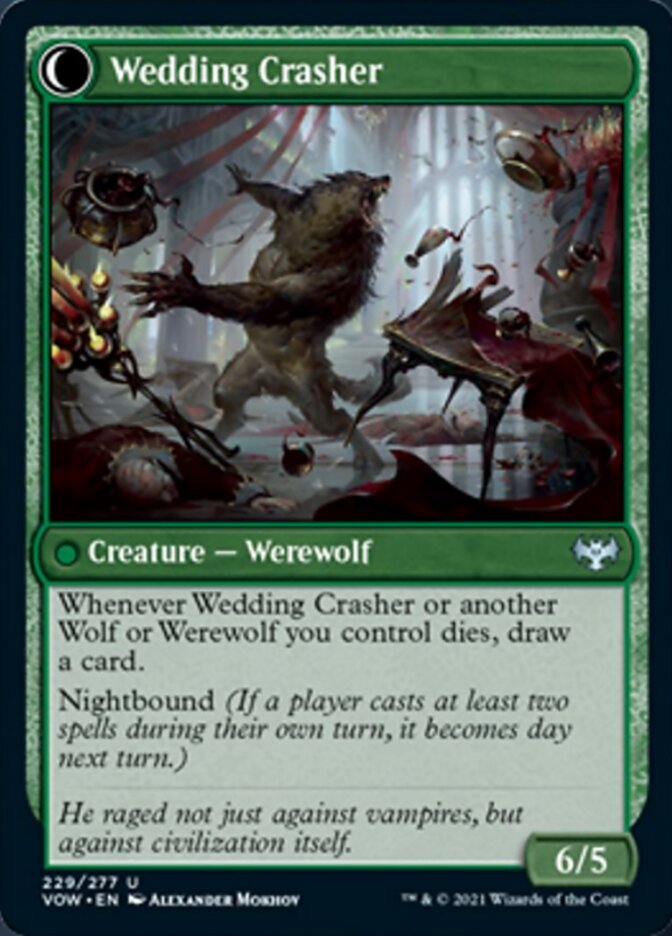 Wolfkin Outcast // Wedding Crasher [Innistrad: Crimson Vow] | Black Swamp Games
