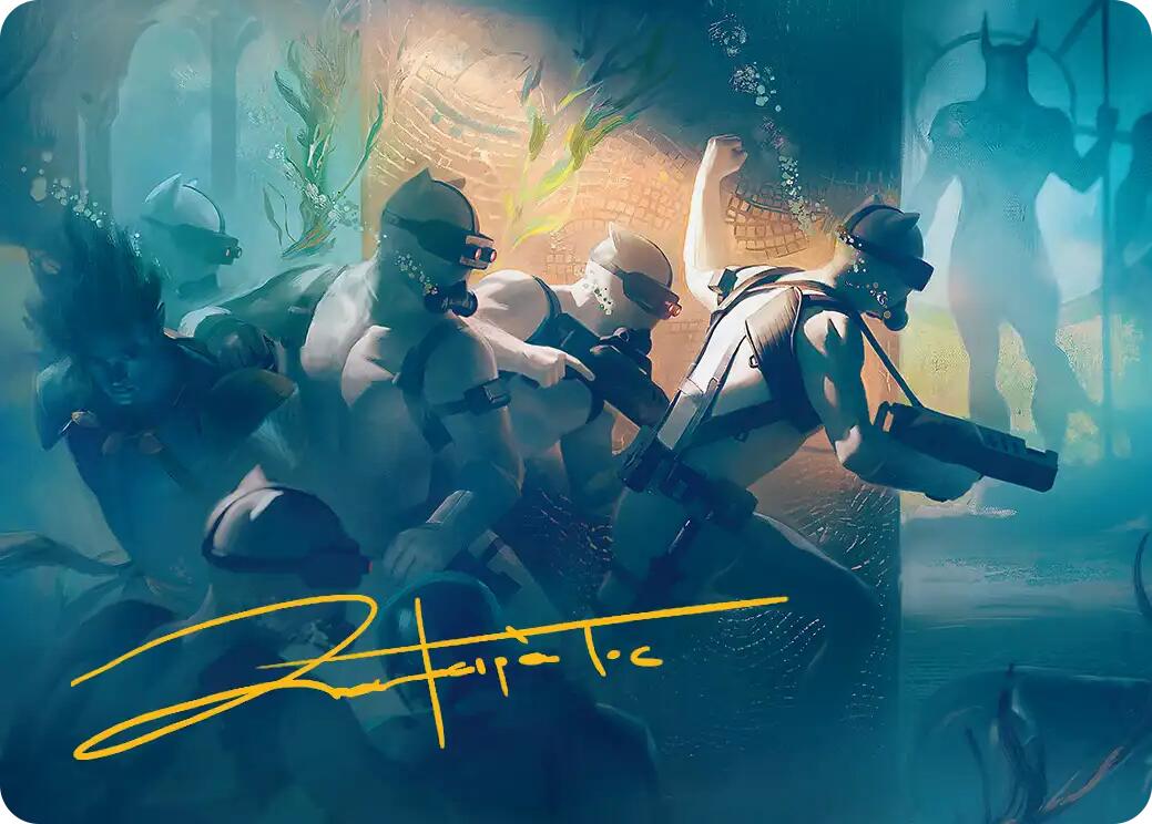 Martial Coup Art Card (Gold-Stamped Signature) [Marvel Super Heroes Art Series] | Black Swamp Games